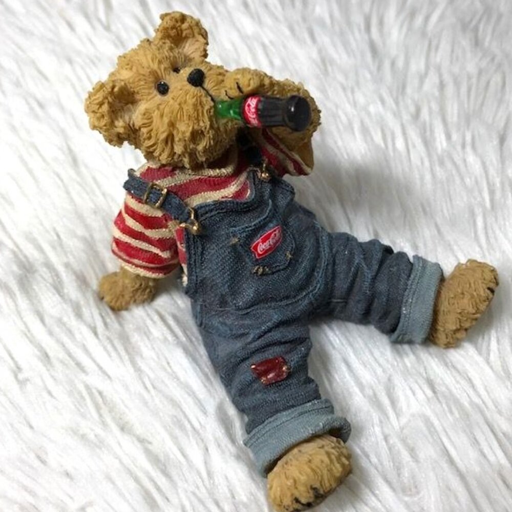 Coca-Cola x Boyds Bears Bearstone Collection 'Billy...Ahhh!'
